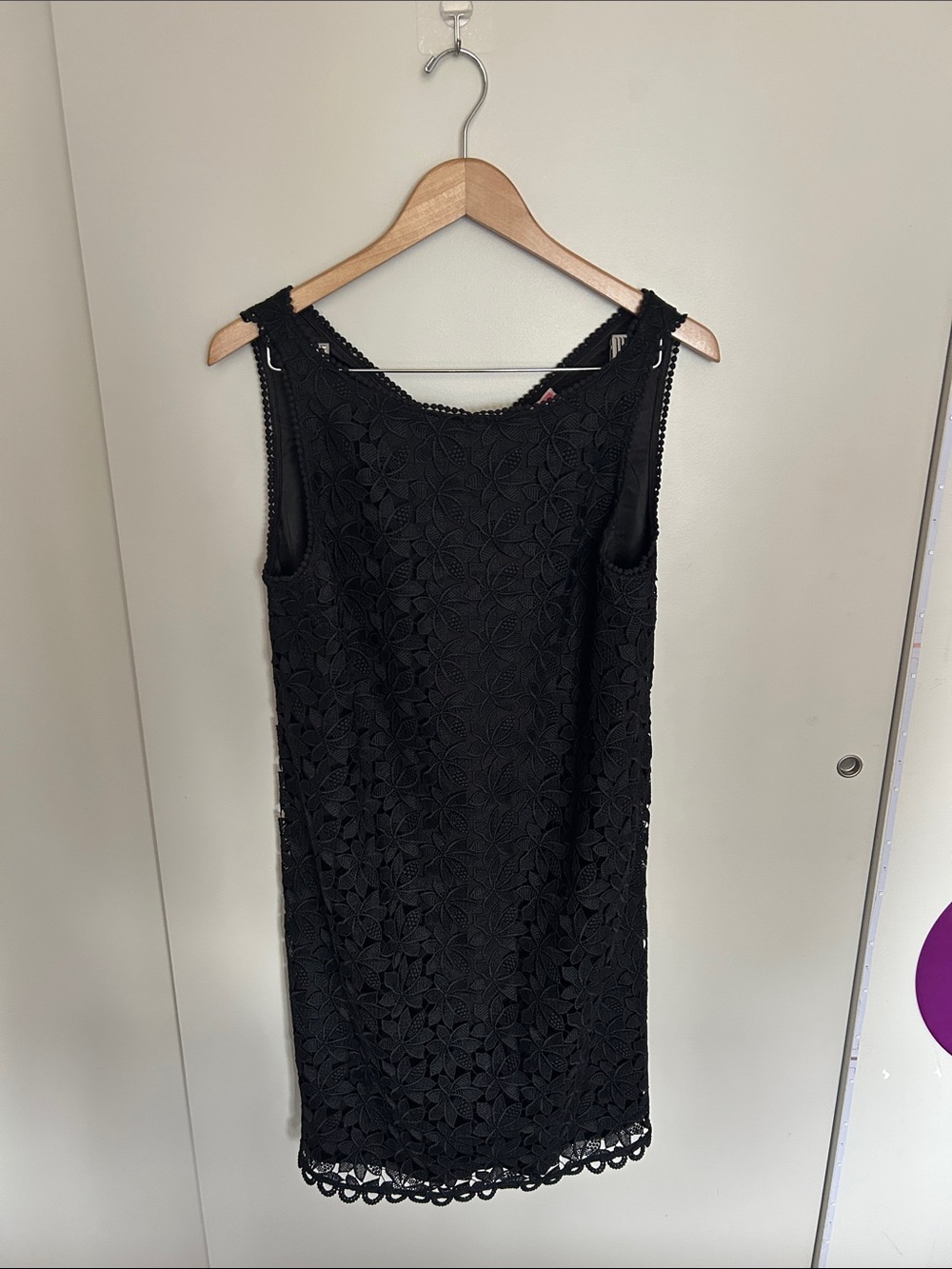 kate spade Black Floral Lace Midi Dress